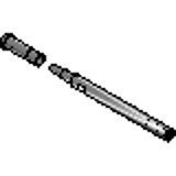 DOM Date pins - date stamps on ejector or core pin - DME -  Mat.: Stainless steel: 50-55 HRC T 150°C